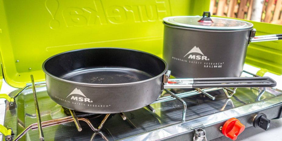 MSR Ceramic 2-pot set with ceramic skillet