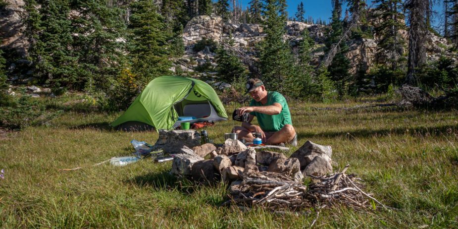 Nemo Equipment Dragonfly Ultralight 2-Person Backpacking Tent In Use