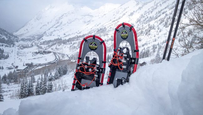 Northern Lites Elite Snowshoes being tested in Utah's Little Cottonwood